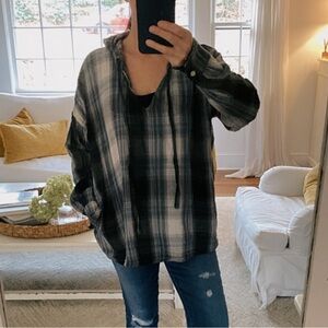 Free People CP Shades Flannel Shirt